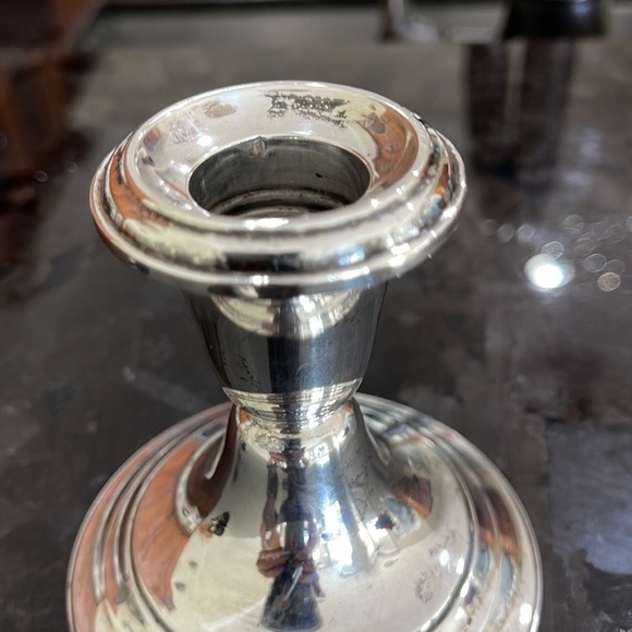 Vintage Gorman sterling 948 candlestick holders - Picture 9 of 9